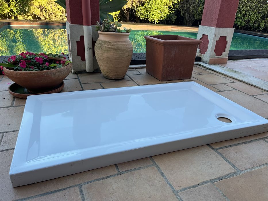 Base de duche branca sensea