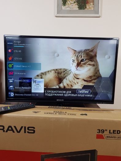 Телевизор Bravis LED 39" (Full HD) - Как Новый . Телевізор