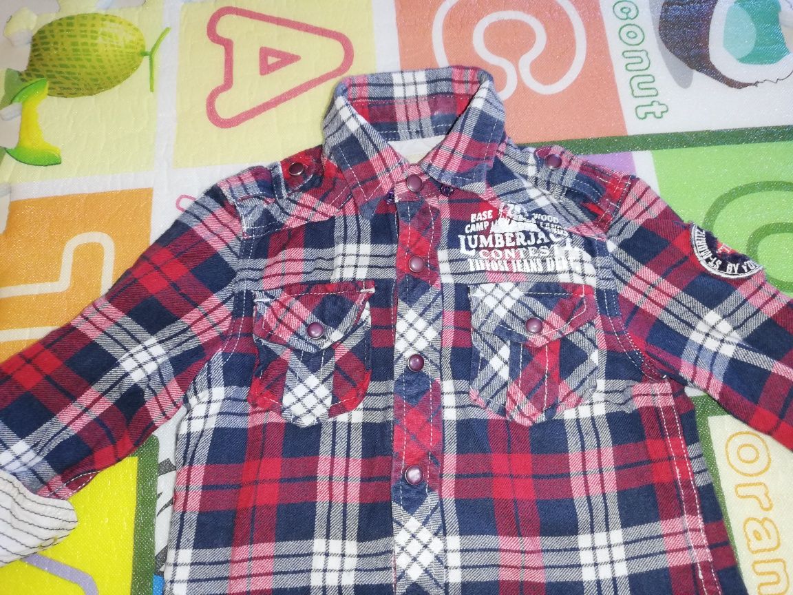 Camisa criança Tifossi em flanela T2/3 anos