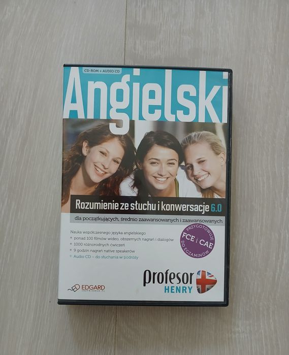 Płyty CD Angielski Rozumienie ze słuchu i konwersacje Profesor Henry