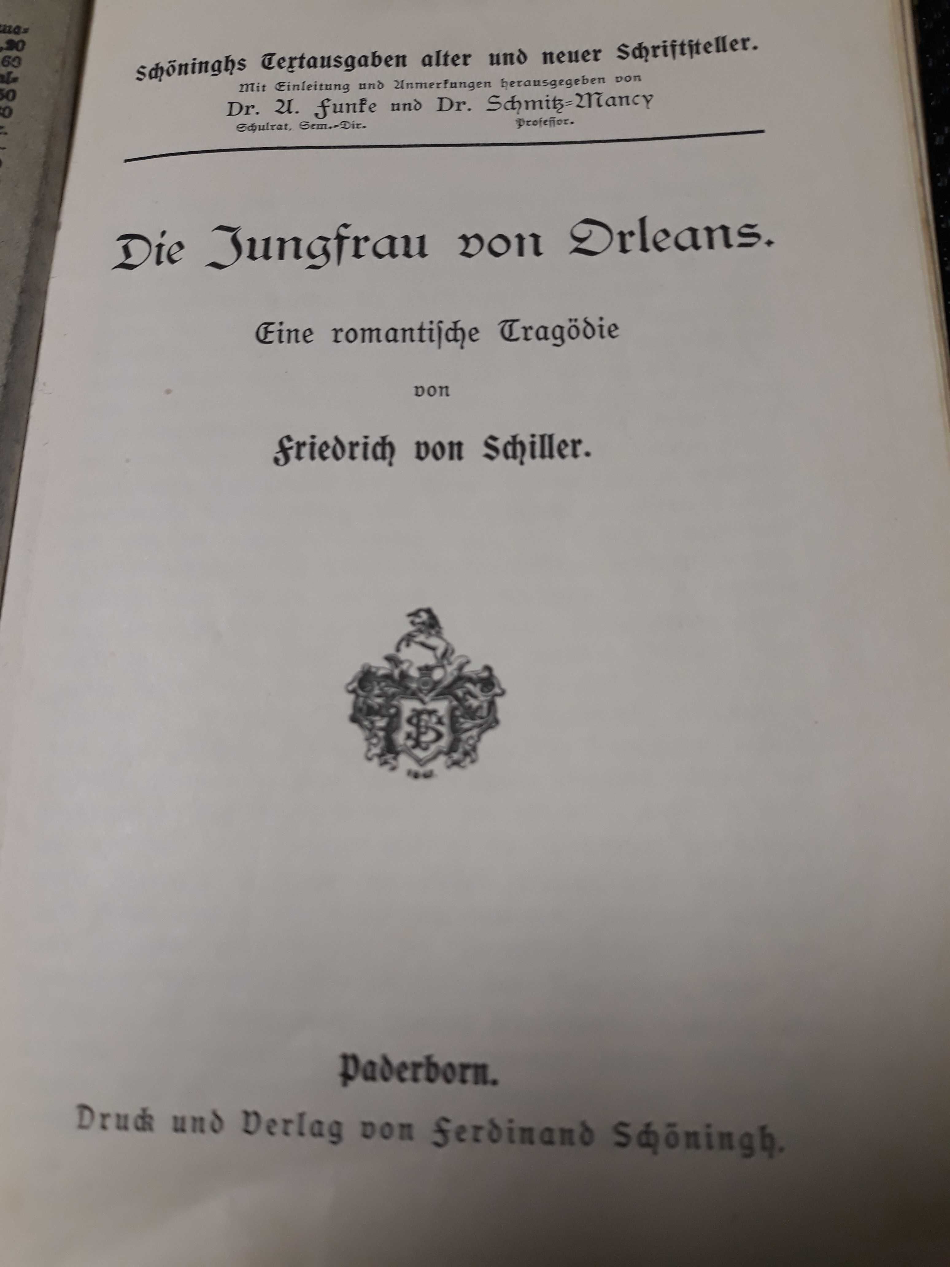 Litetatura piękna klasyczna , antyk ,Dziewica Orleanska 1841,