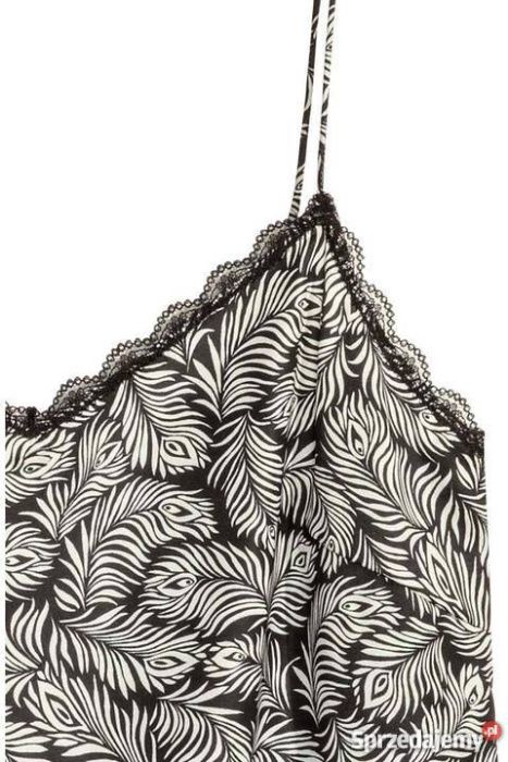 NOWA z metką H&M Koszulka Top Bluzka w pióra