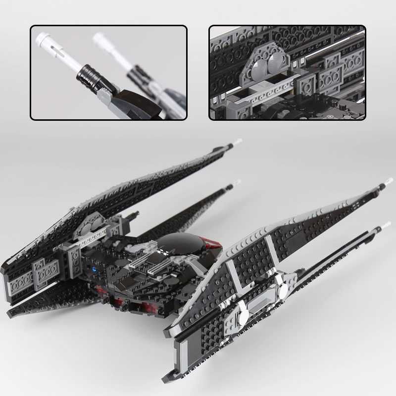 Set / Kit Star Wars -TIE Fighter do Kylo Ren (compatível com lego)