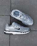 Nike P-6000 White Silver Black