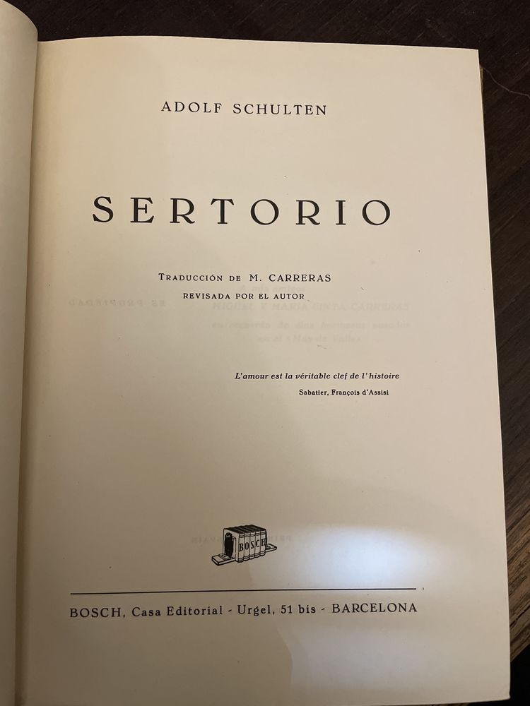 Sertorio e Viriato de Adolf Schulten