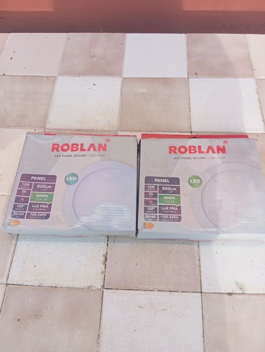 Painel redondo Led Roblan