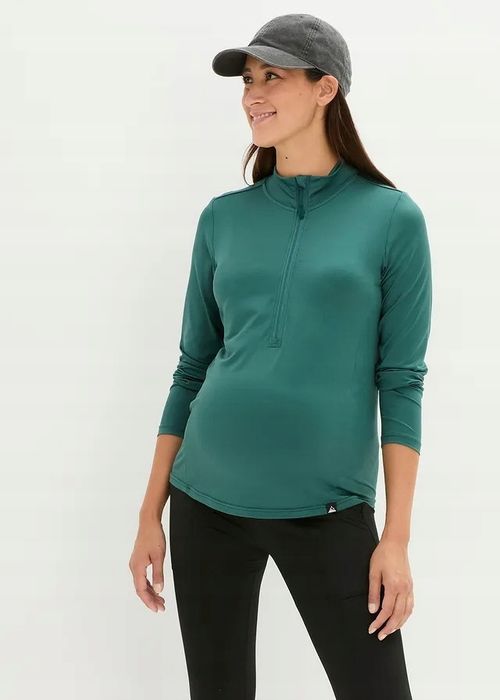 B.P.C bluzka zielona dymna funkcjonalna ciążowa 36/38.