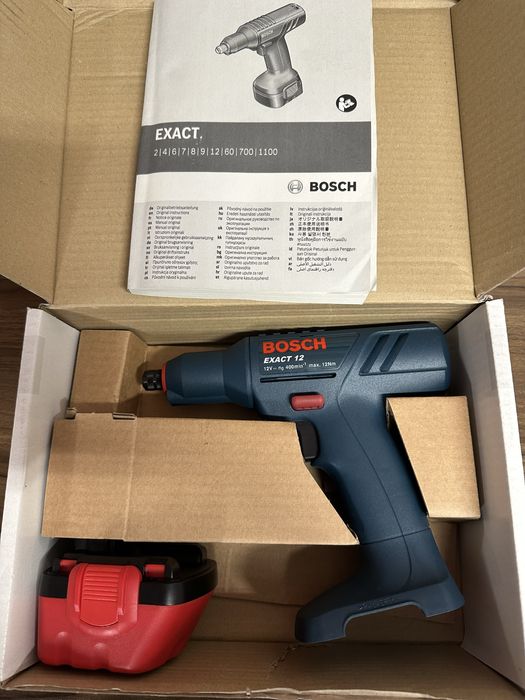 Bosch Exact 12 Nowy z baterią i ładowarką!