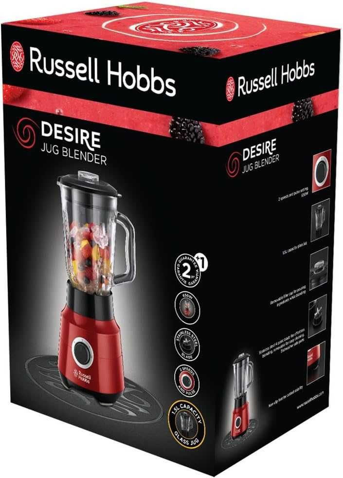 Russell Hobbs blender, blender kielichowy MOC 650 W 22 tys obrotów/min