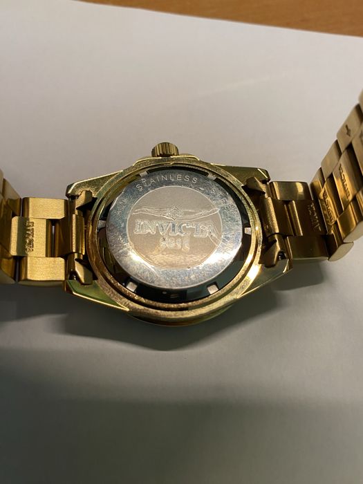 Zegarek Invicta Pro diver złoty