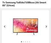 Tv Samsung Tu85du7100kxxc (4k Smart 85" 214cm)