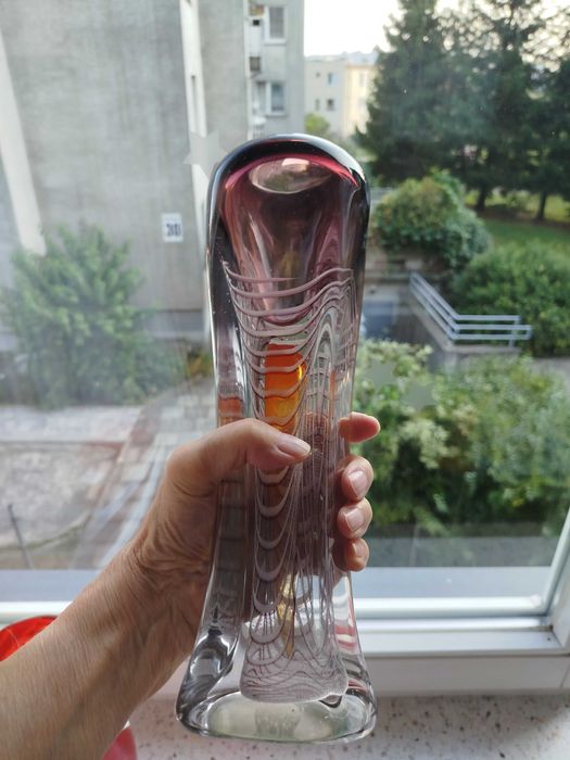 Adam Jabloński, wazon ozdobny w idealnym stanie 31 cm