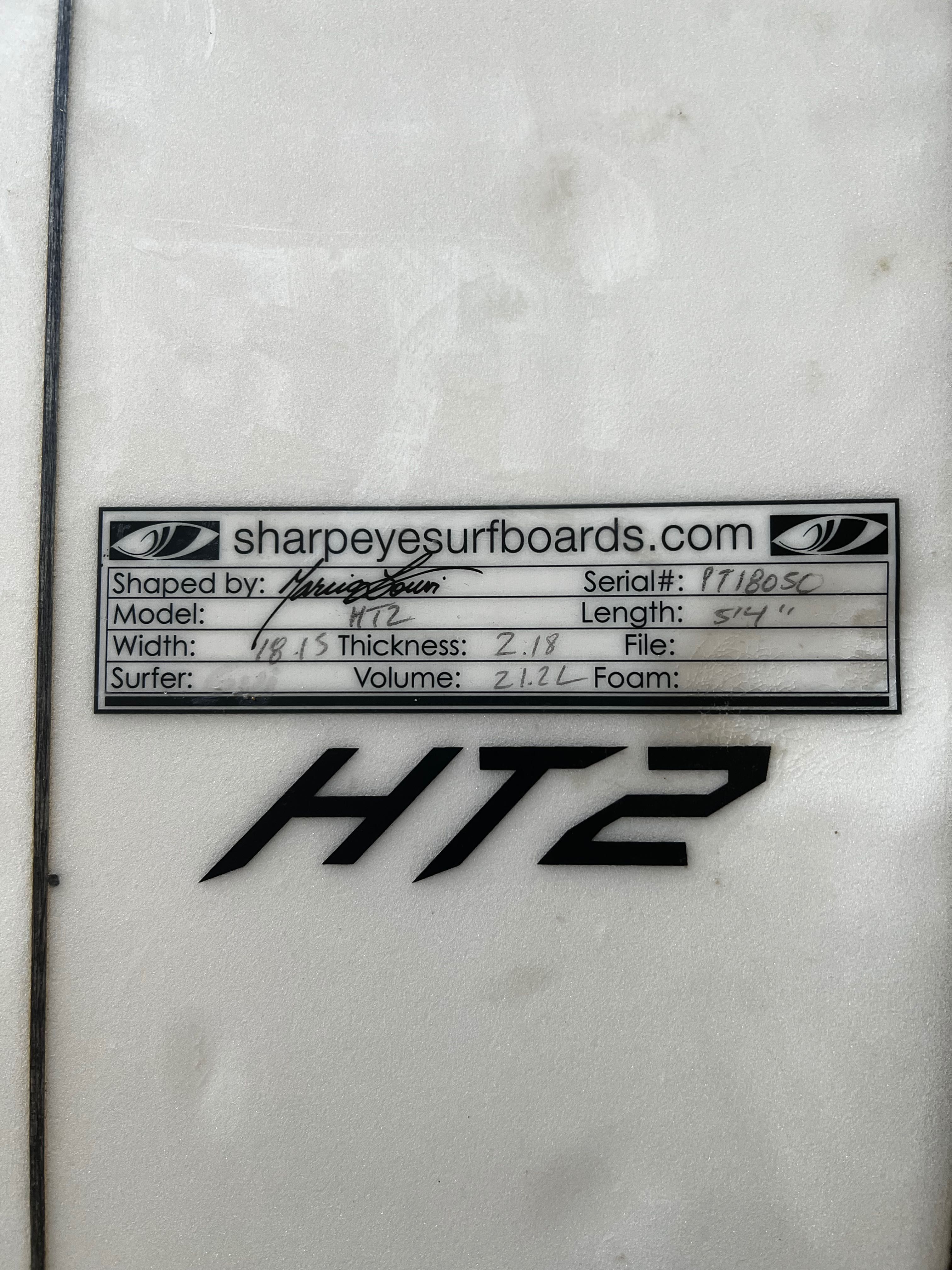 Pranchas surf Sharpeye grom models HTC e #77