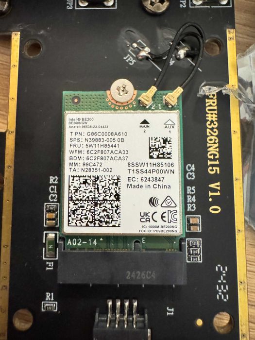 Karta sieciowa bezprzewodowa Intel BE200 WiFi 7 802.11AX 6GHz M.2 PCIe