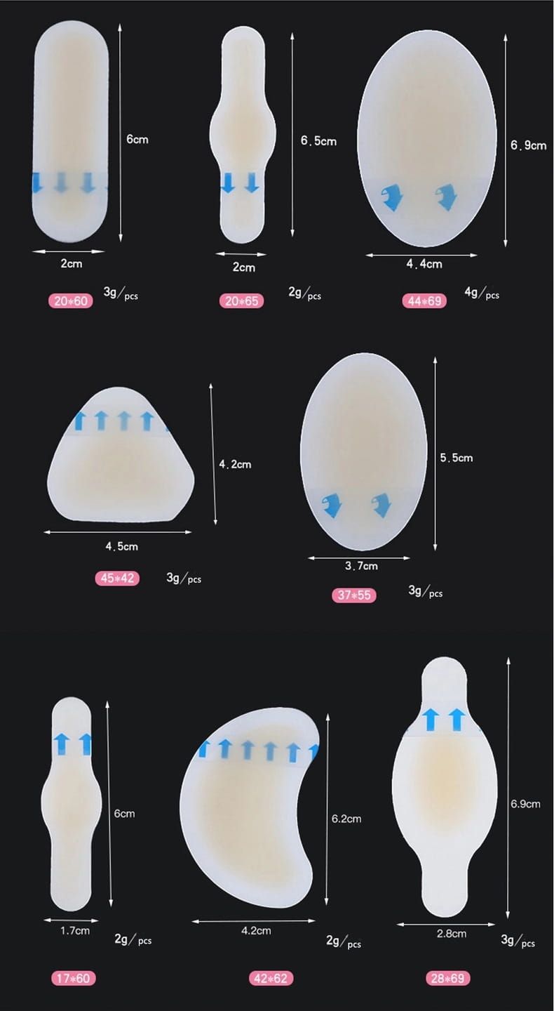 plastry hydrokoloidowe 42x62 na pęcherze odciski