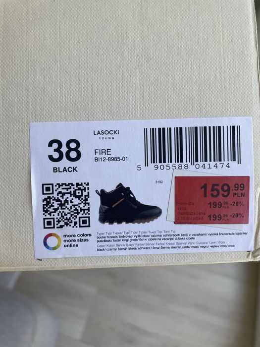 Jesienne buty chłopięce Lasocki 38