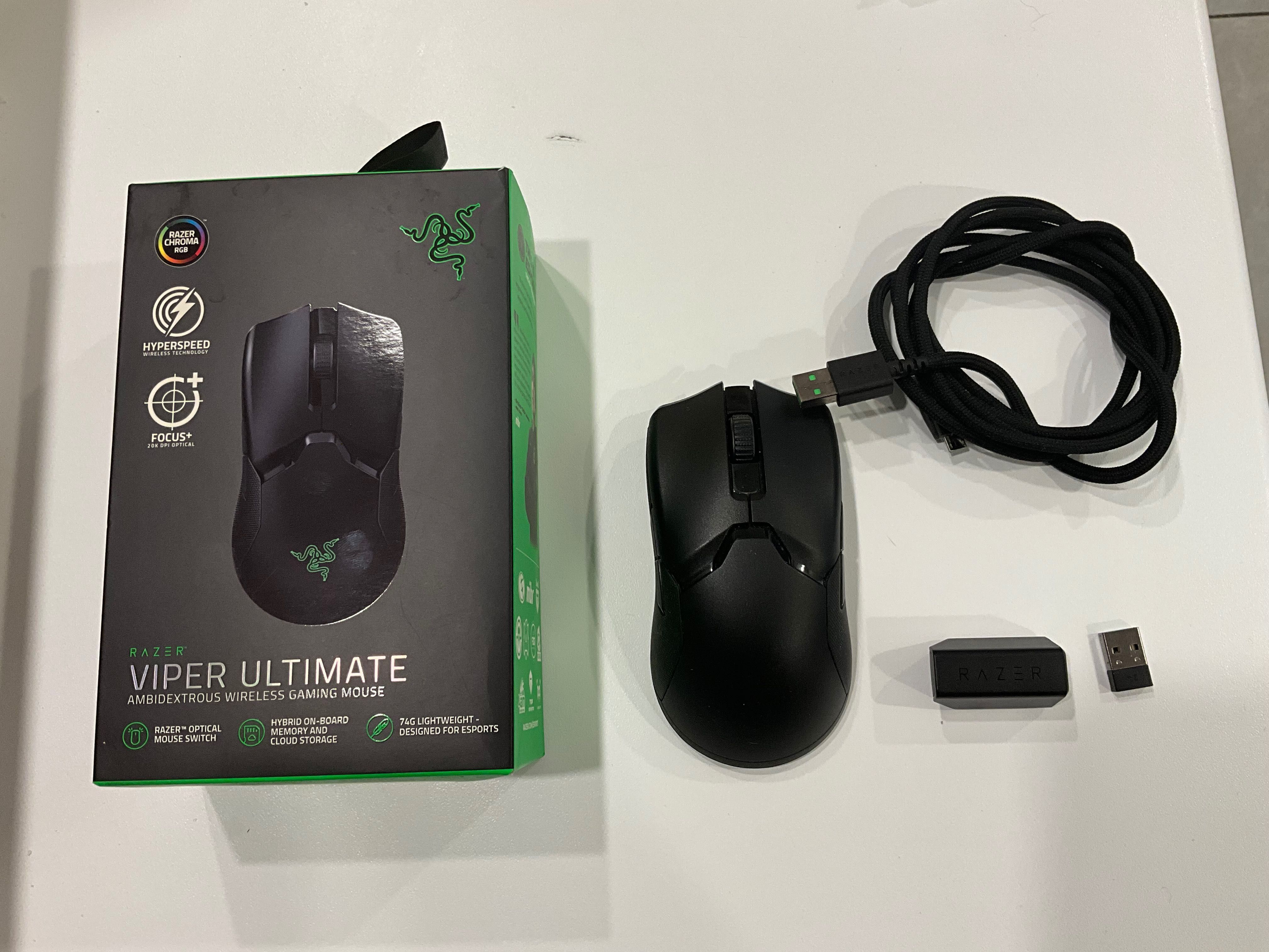 Myszka bezprzewodowa Razer Viper Ultimate Mause Dock