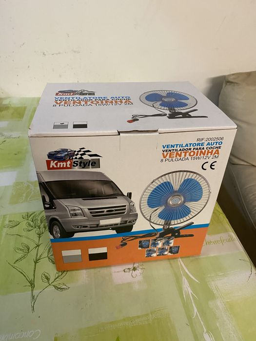 Ventoinha para Auto carro pulgada. Car clip Fan.