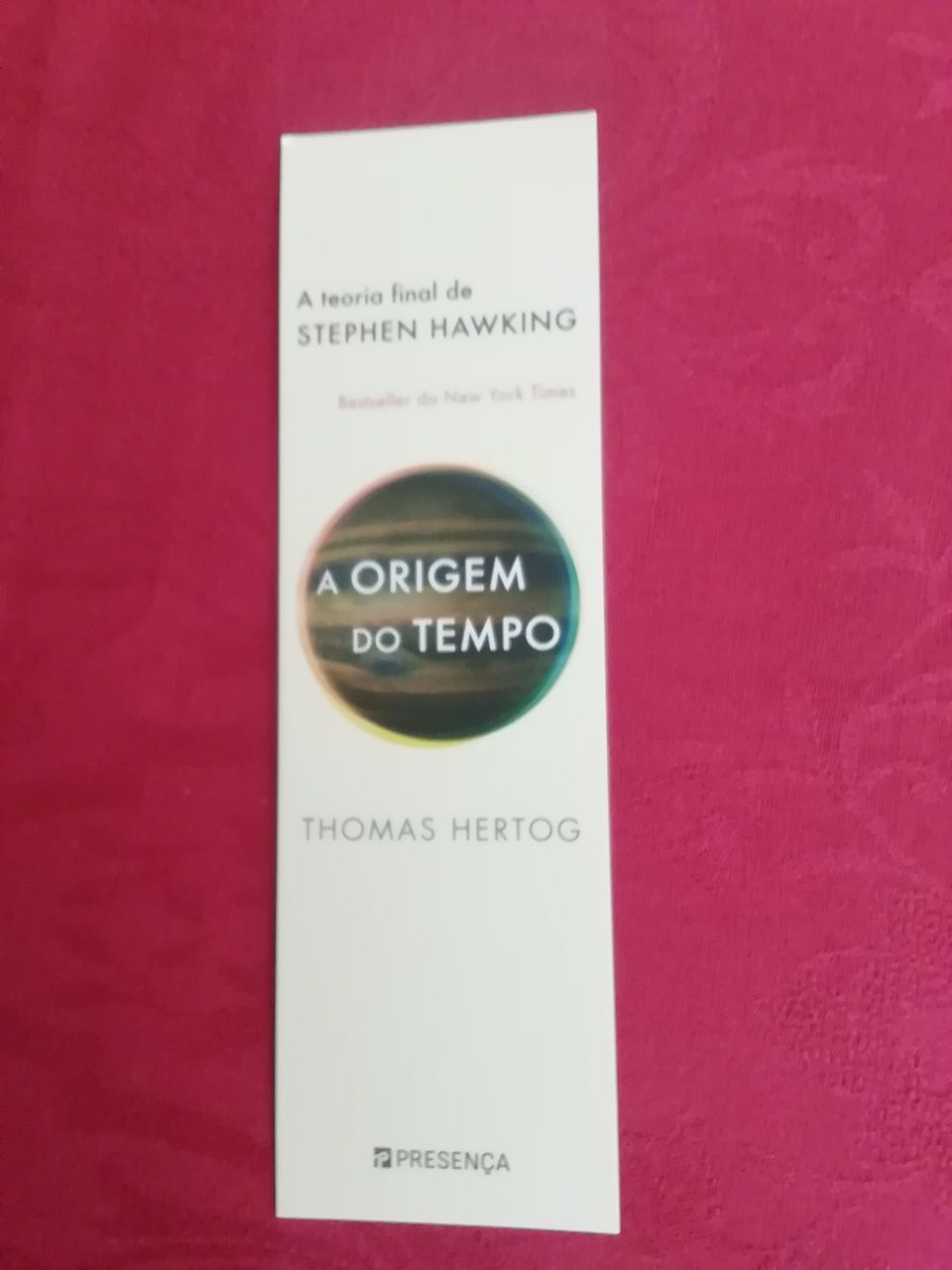 Marcador de livro de Thomas Hertzog, novo