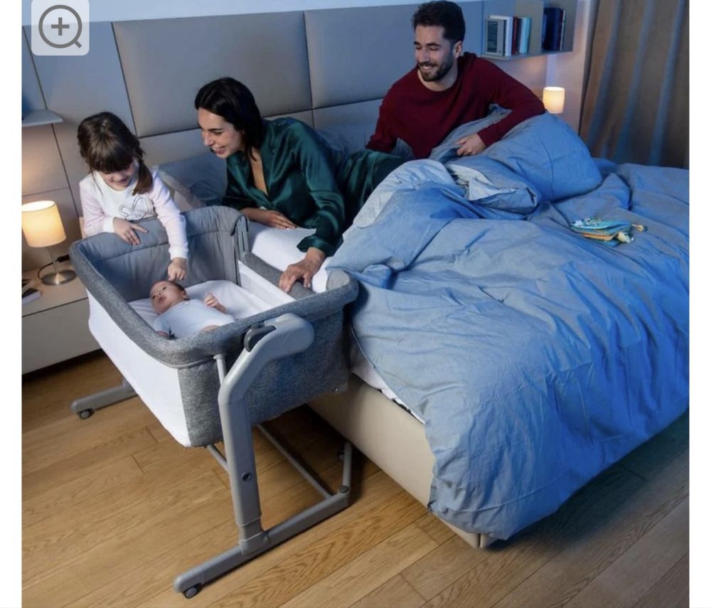 Дитяче ліжечко Next2Me Magic Evo.Chicco. Приставне.