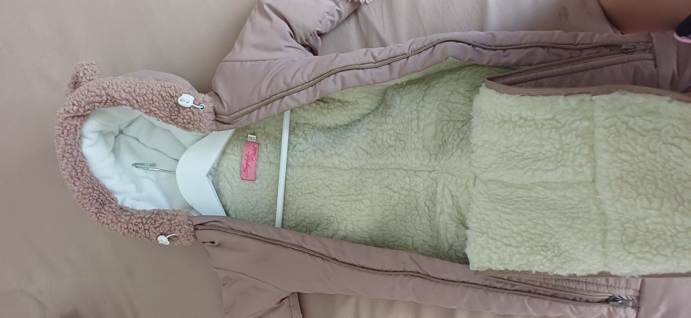 Зимний комбинезон + шапка