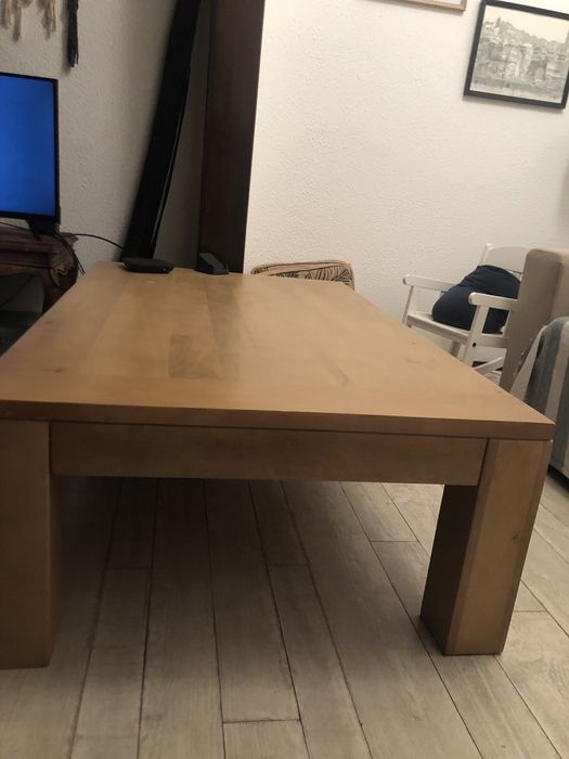 Mesa de centro madeira maciça