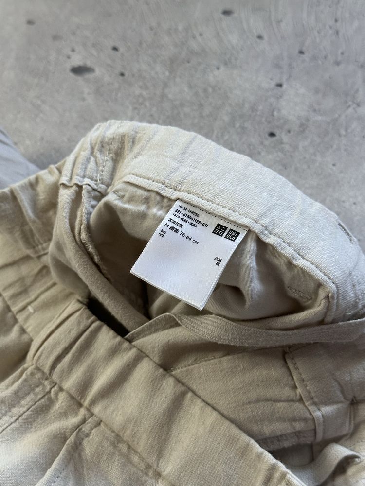 Uniqlo japan old money linen shorts original чоловічі шорти льон