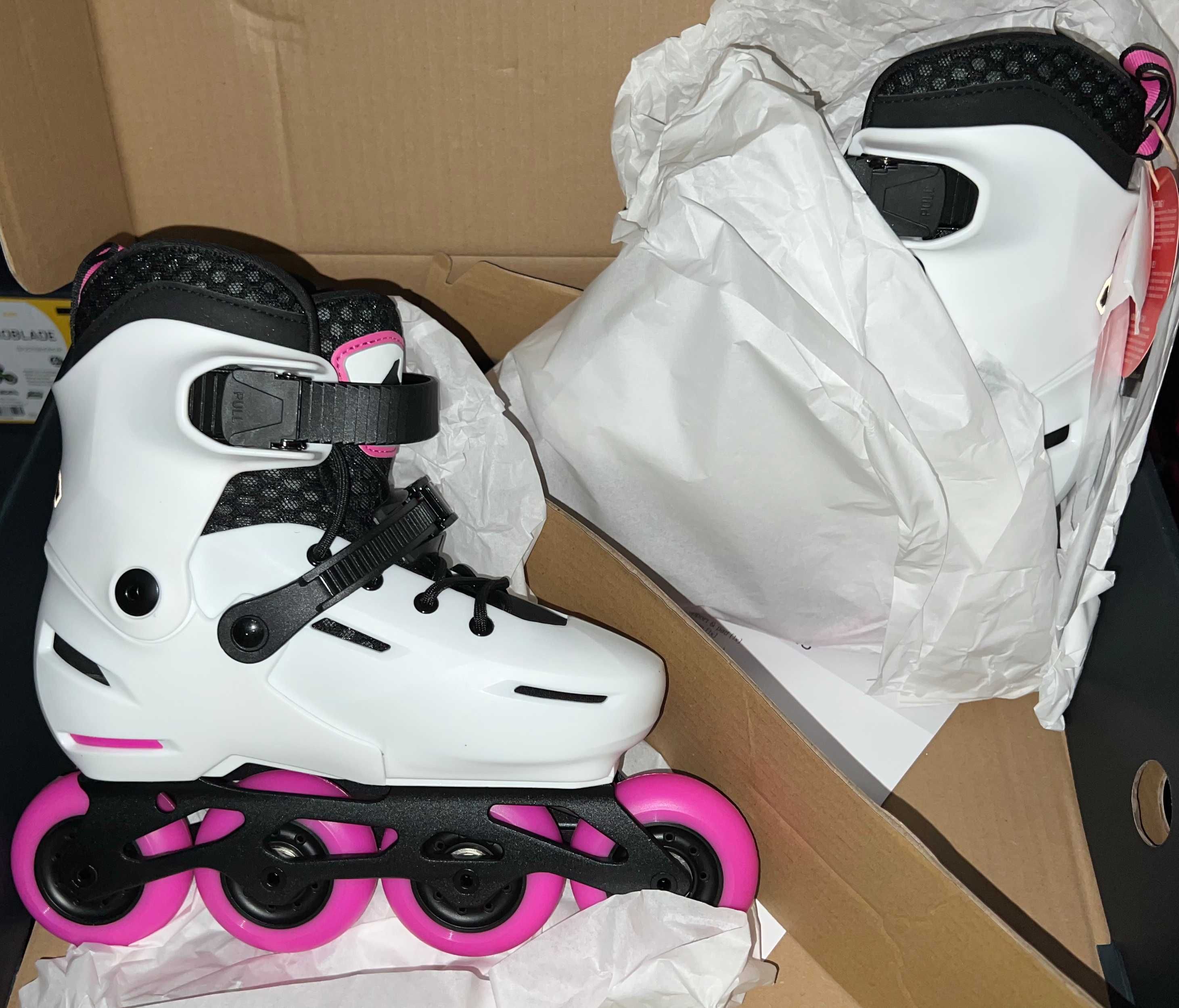 Детские ролики Rollerblade Apex G White/Pink