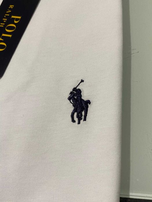 T-shirt Branca Ralph Lauren Tamanho L