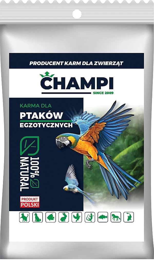 5kg Mix dla papug falistych i średnich nimfa rozella karma STANDARD Ch