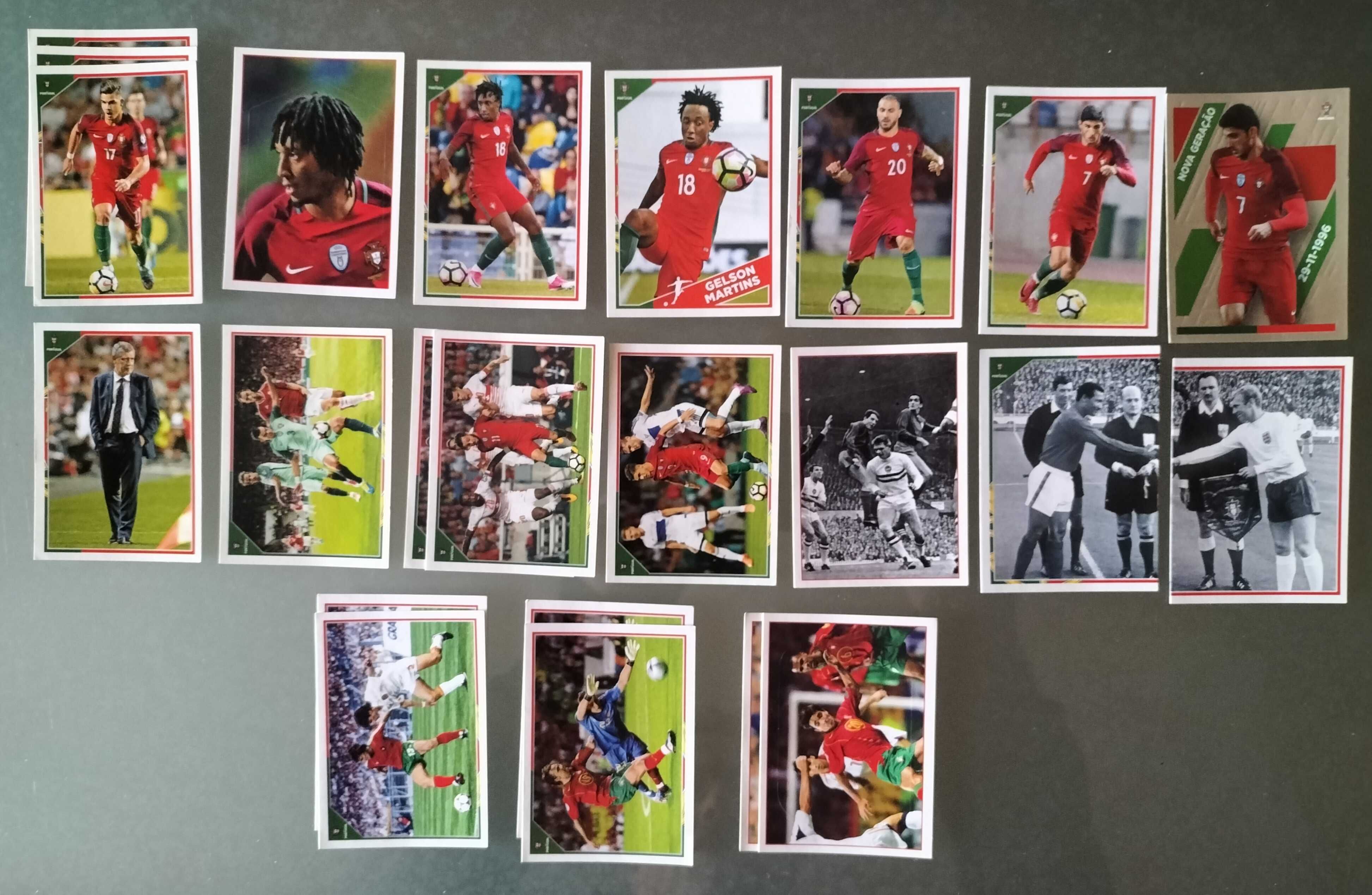 Lote de cromos "Fome de Viver 2018" (lista na última foto)