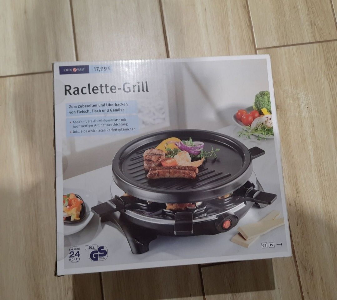 Nowy Raclette Grill elektryczny