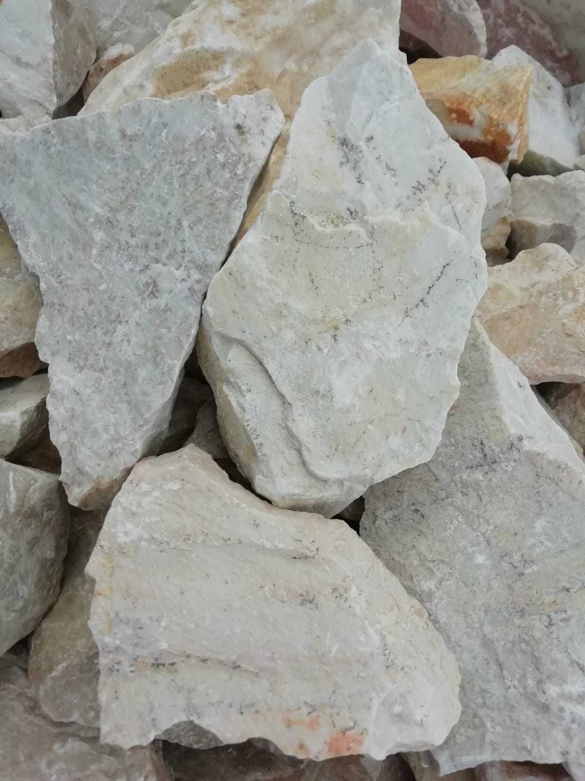 Kamień gabionowy Biała Marianna na murek naturalny biały darmo dostawa