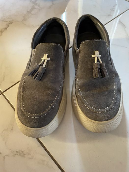 Лофери чоловічі сірі 43 розмір