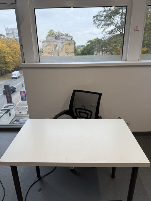 Stolik biurowy biurko biały