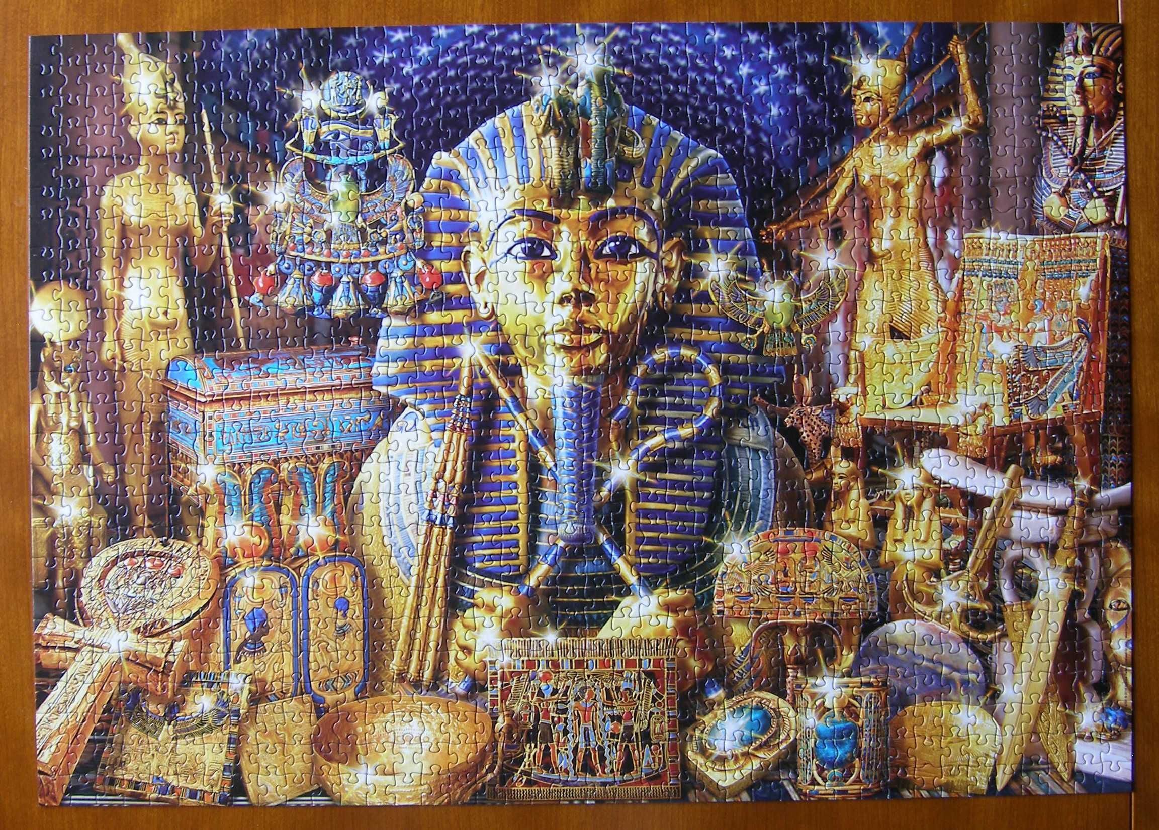 Puzzle EDUCA 1000 - Treasures Of Egypt kompletne