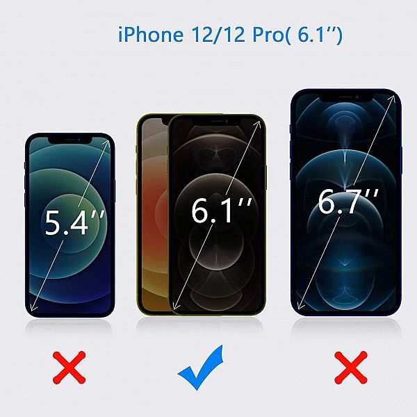 Szkło hartowane płaskie 9h do iPhone 12 / 12 Pro