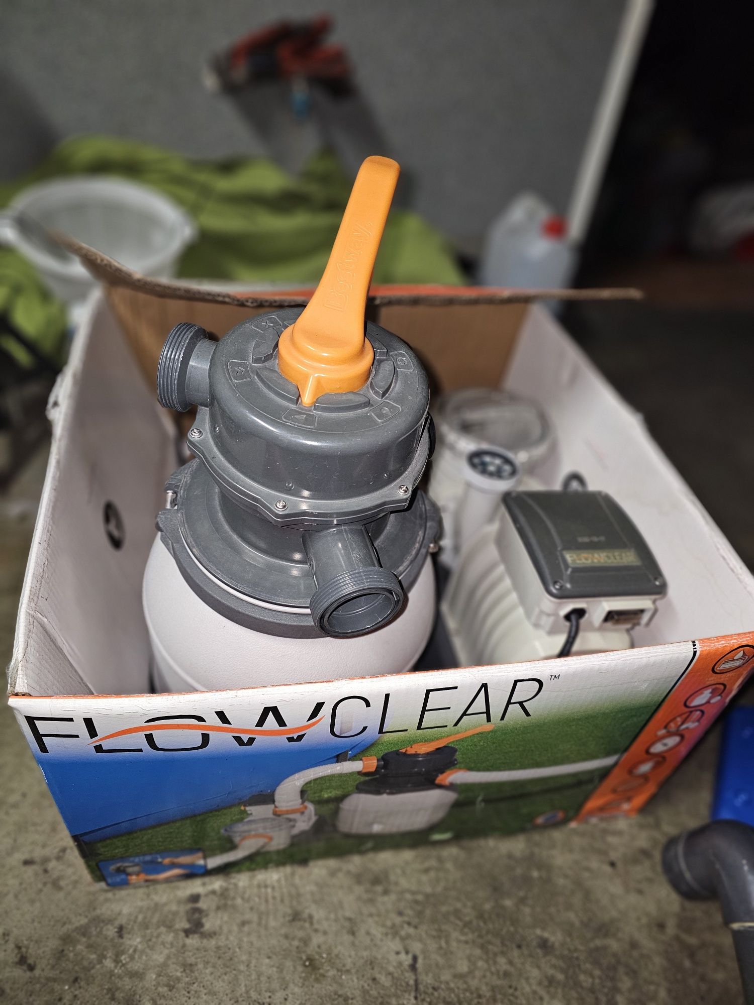 Pompa piaskowa cały zestaw. Bestway 58497 o wydajności 5678l/h