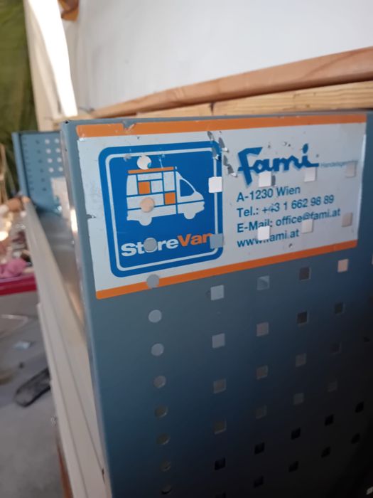 Regal warsztatowy Zabudowa serwisowa warsztatowa StoreVan