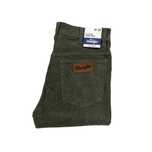 Spodnie męskie sztruks Wrangler Texas 821 Dusty Olive W31 L32