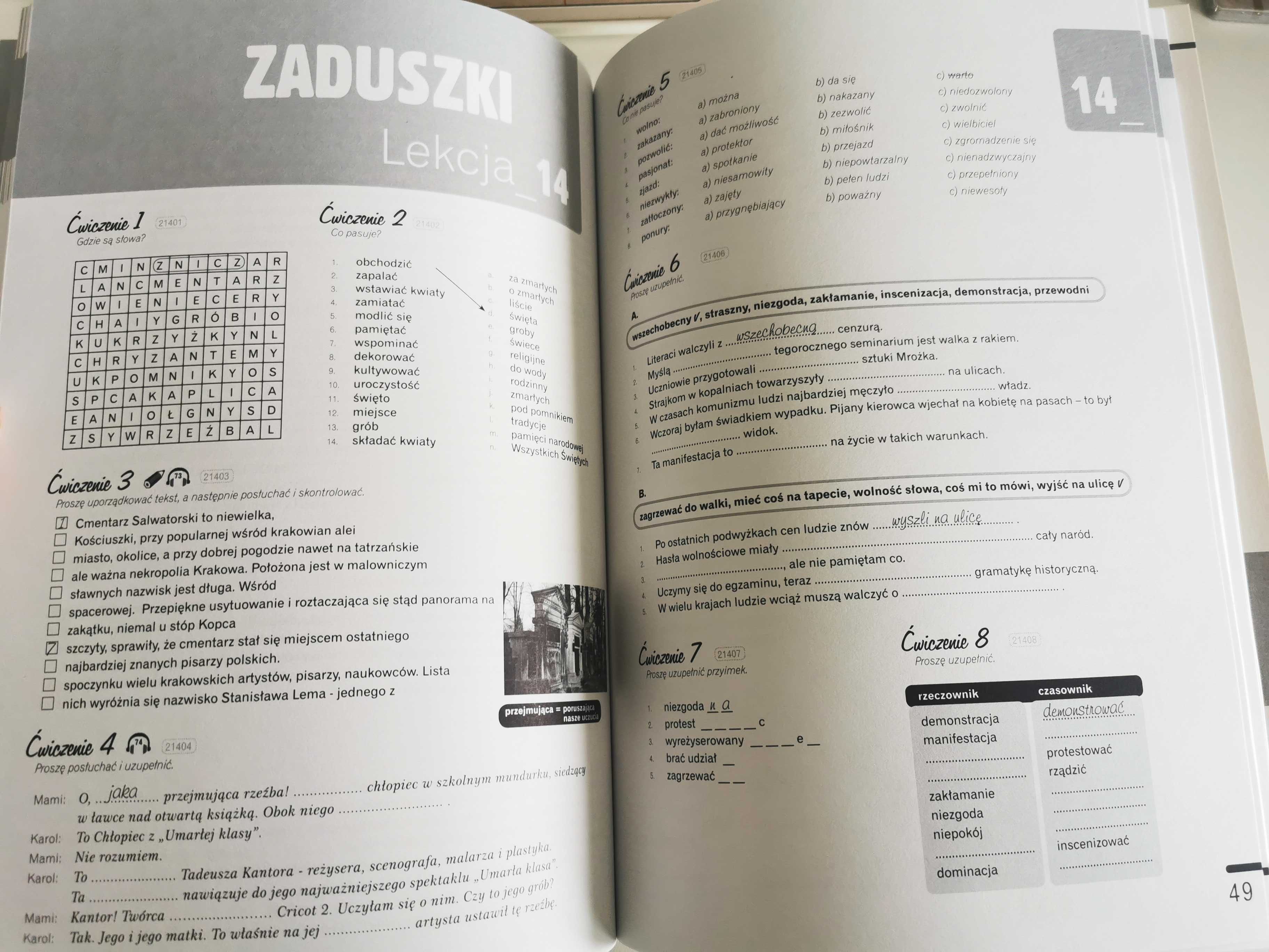 Krok Po Kroku Poziom 2 Zeszyt Ćwiczeń Nowy PłytaCD+Klucz Iwona Stempek