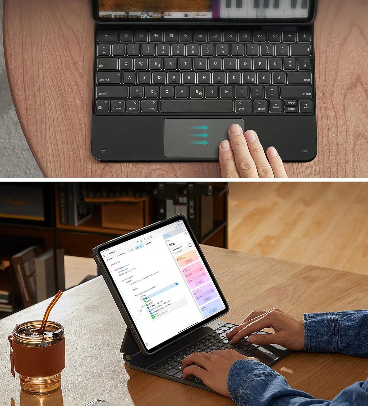 Etui Z Klawiaturą Esr Ipad Pro 13 Cali M4, Laptop, Model 6B023 Qwertz