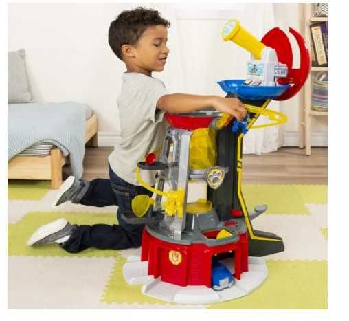 Torre Controlo Gigante Mighty Pups-Big Trucks Garagem Patrulha Pata_