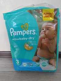 Памперси Pampers active baby dry 3 розмір