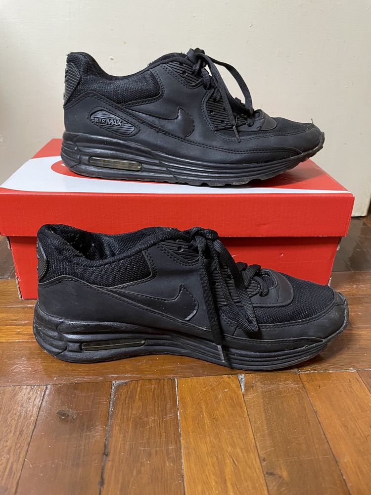 Черные nike air max
