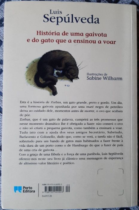 Livro - História de uma gaivota e do gato que a ensinou a voar
