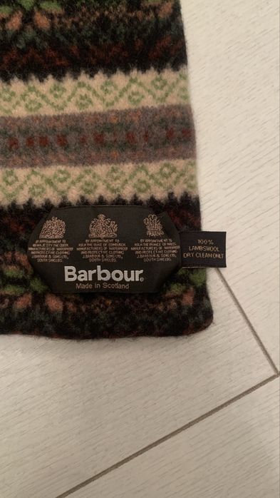 Шарф Barbour 100% вовна