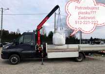 Piasek w workach przeciwpowodziowych