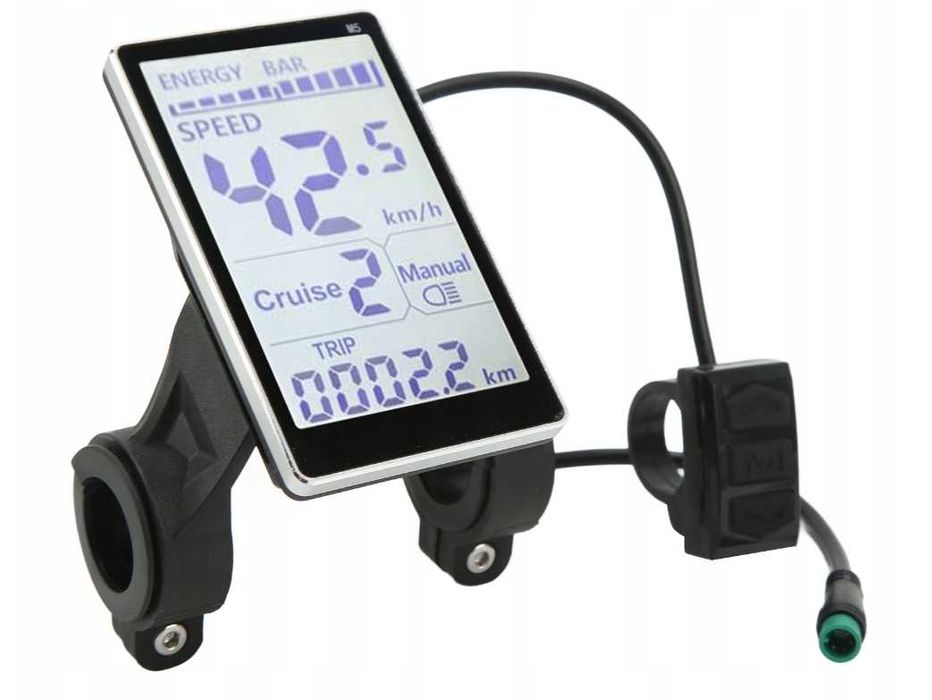 LCD-M5 LCD M5 wyświetlacz rowerowy sterownik E-BIKE 5 PIN Error E 010