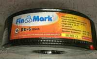Антенный кабель FinMark RG-6 чёрный для наружных работ
